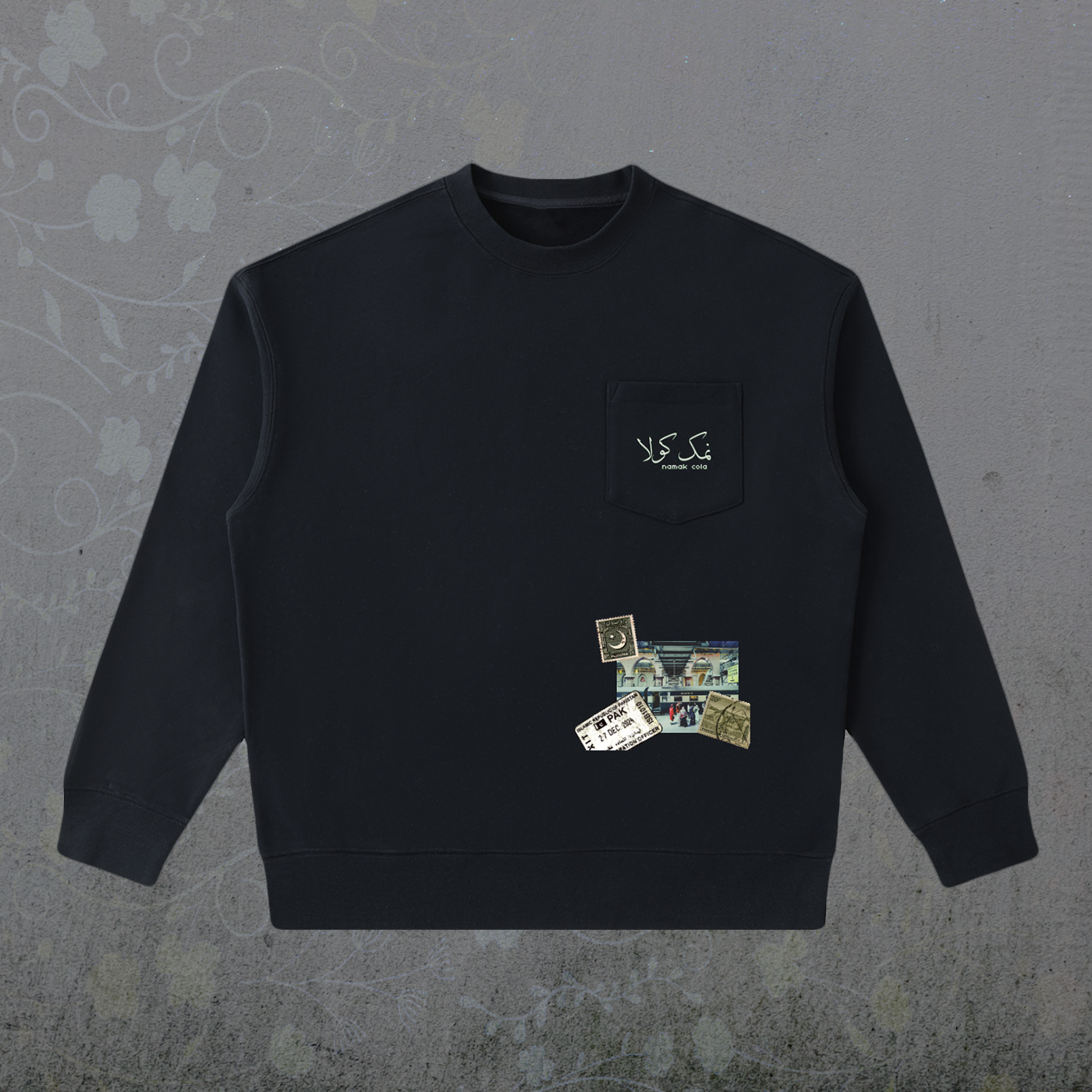 "Mahar" Sweatshirt (Black)