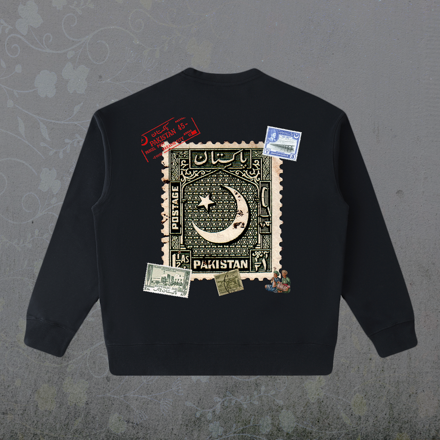 "Mahar" Sweatshirt (Black)
