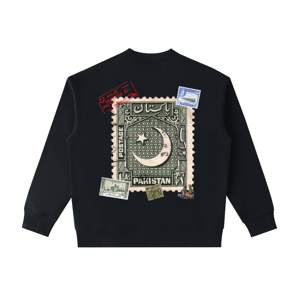 "Mahar" Crewneck Sweatshirt (Black)