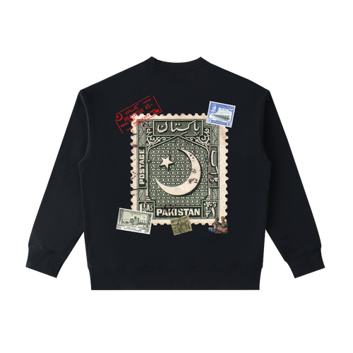 "Mahar" Crewneck Sweatshirt (Black)