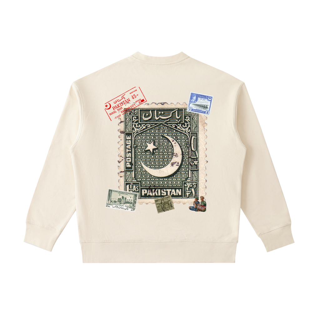 "Mahar" Crewneck Sweatshirt (Cream)