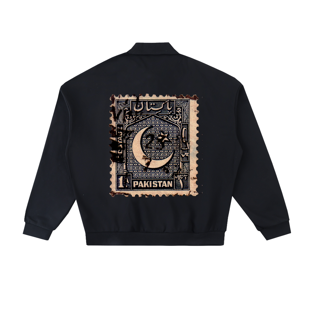 "Nasik Overprint" Polo Sweatshirt