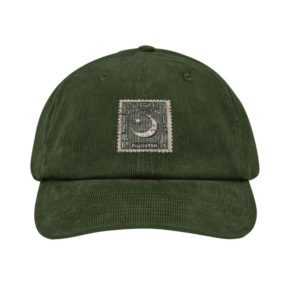 "Nasik" Green Corduroy Cap