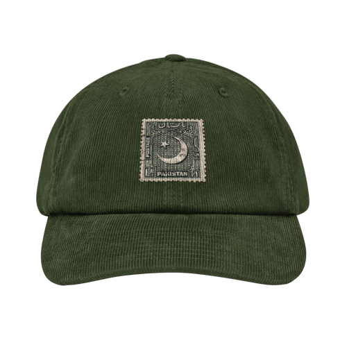 "Nasik" Green Corduroy Cap