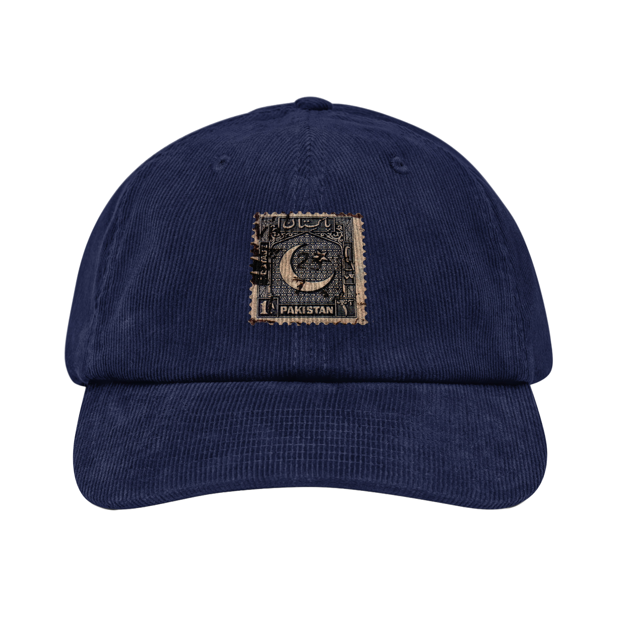 "Nasik" Blue Corduroy Cap