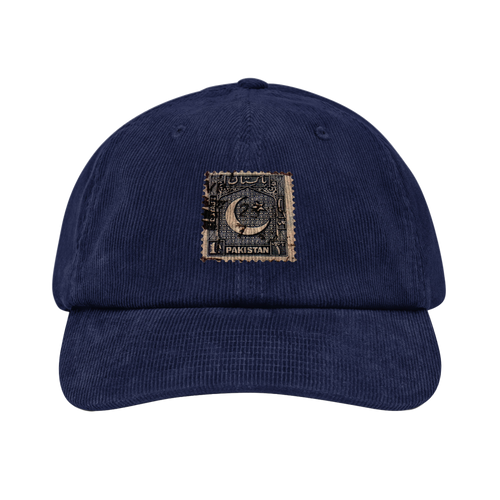 "Nasik" Blue Corduroy Cap