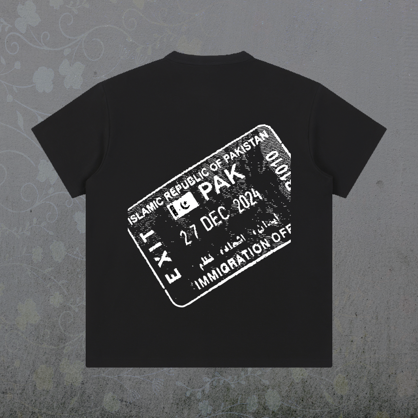 "Exit" Henley (Black)