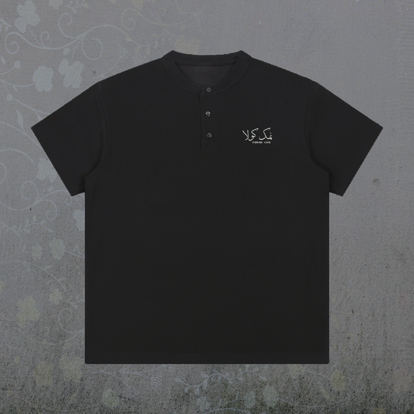 "Exit" Henley (Black)