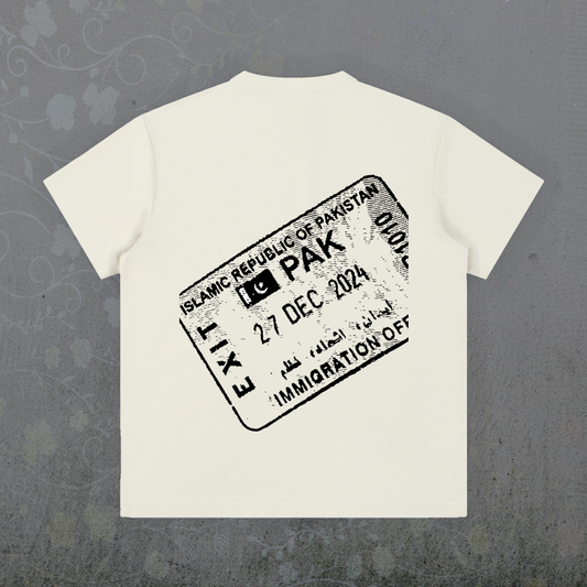 "Exit" Henley (White)